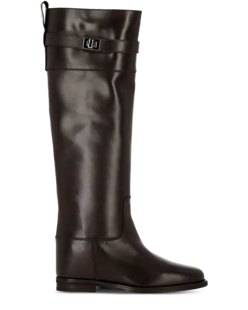 Via Roma 15 Stiefel mit Schnallenverschluss - Braun Braun