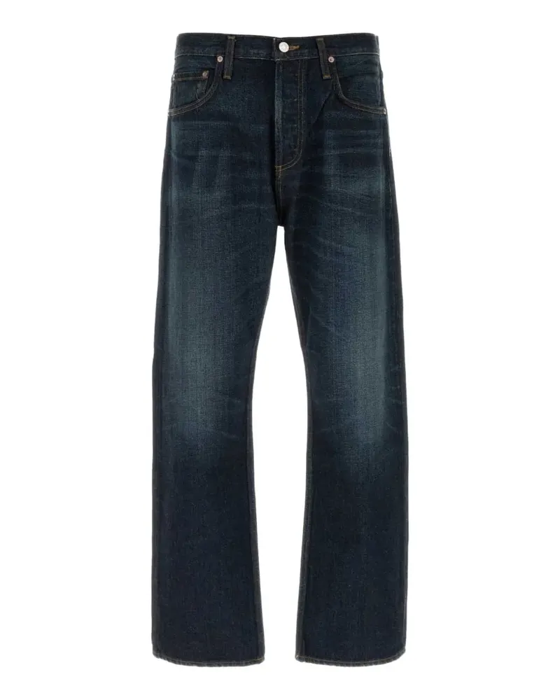 AGOLDE whiskering-effect jeans - Blau Blau