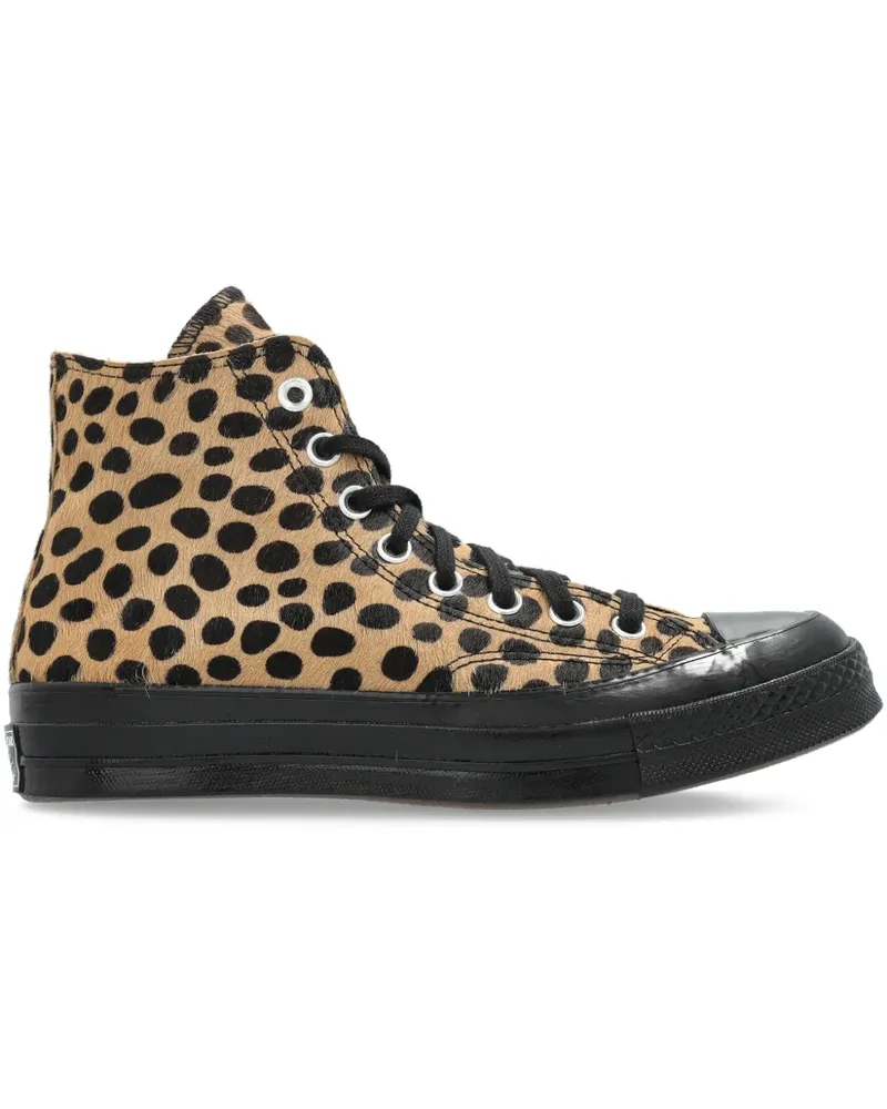 Converse Sneakers mit Leoparden-Print - Braun Braun