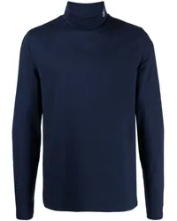 Sergio Tacchini Rollkragenpullover mit Logo-Stickerei Blau