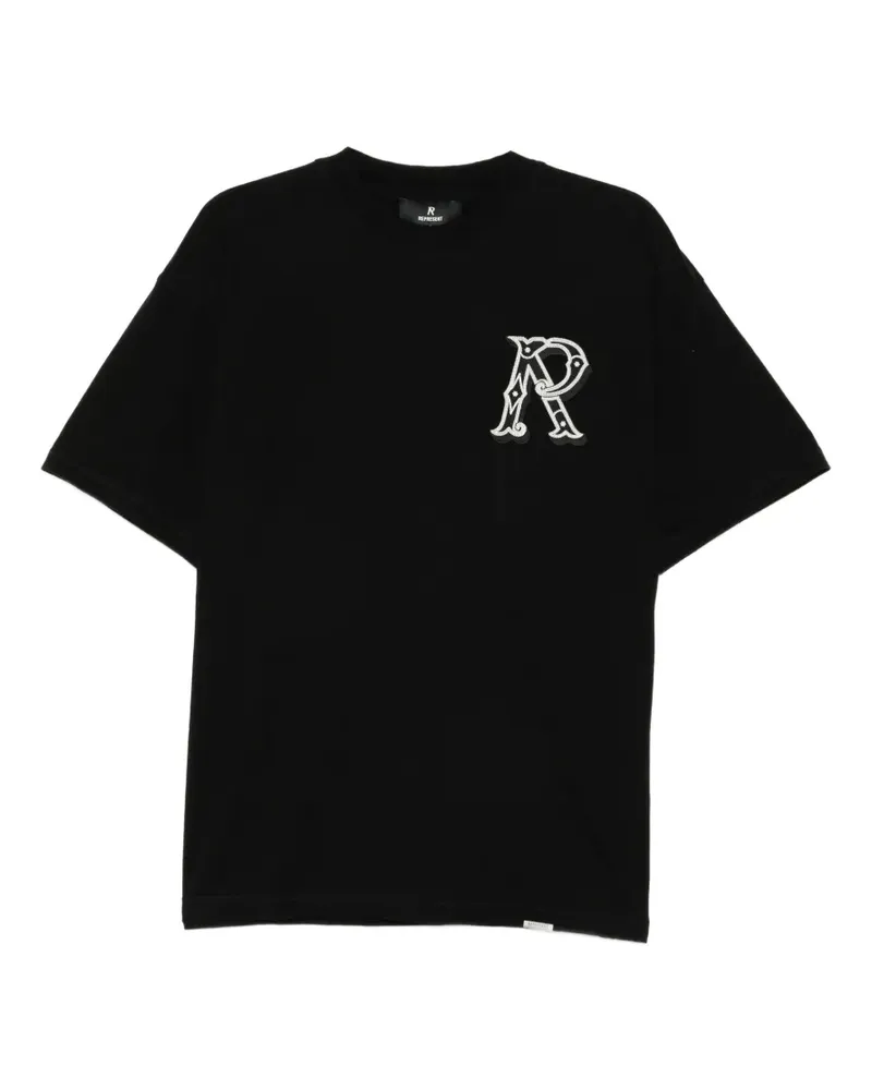 REPRESENT Initial T-shirt - Schwarz Schwarz