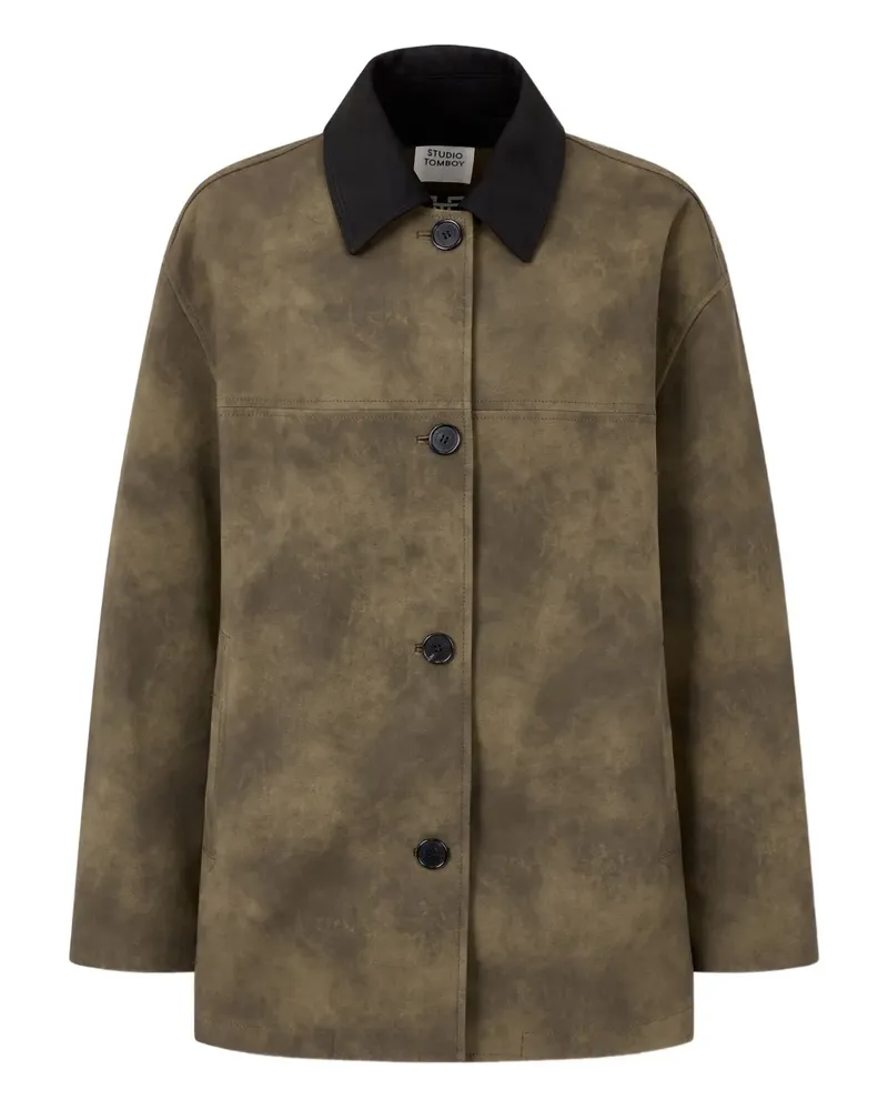 STUDIO TOMBOY Jacke aus Faux-Wildleder - Braun Braun