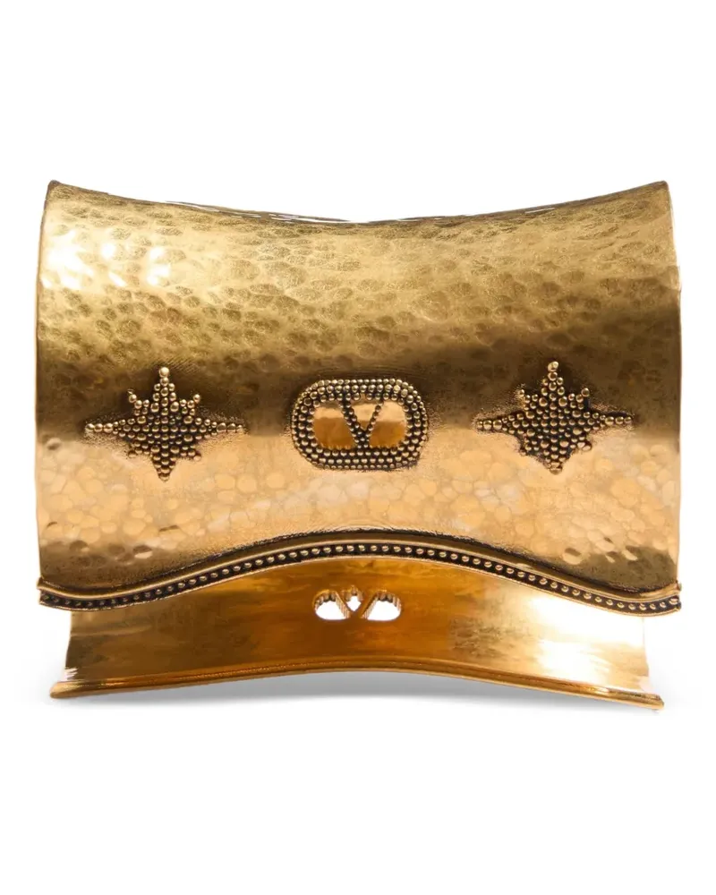 Valentino Garavani Gehämmertes Cuffy Armband - Gold Gold