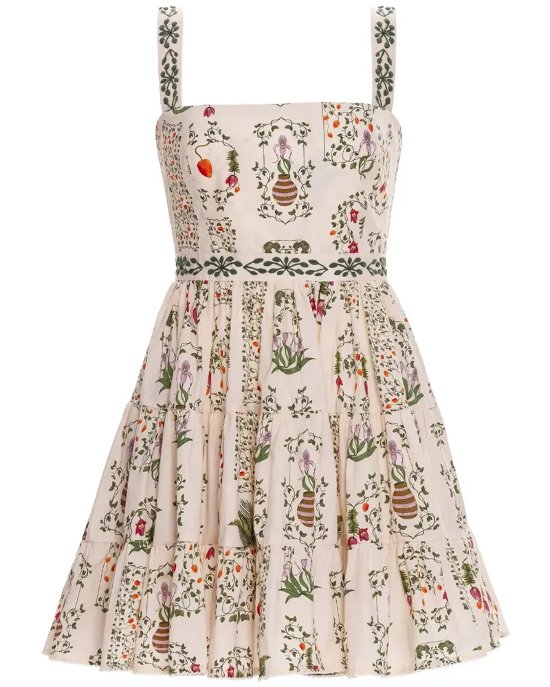 AGUA BENDITA Lima Bouquet Minikleid - Nude Nude