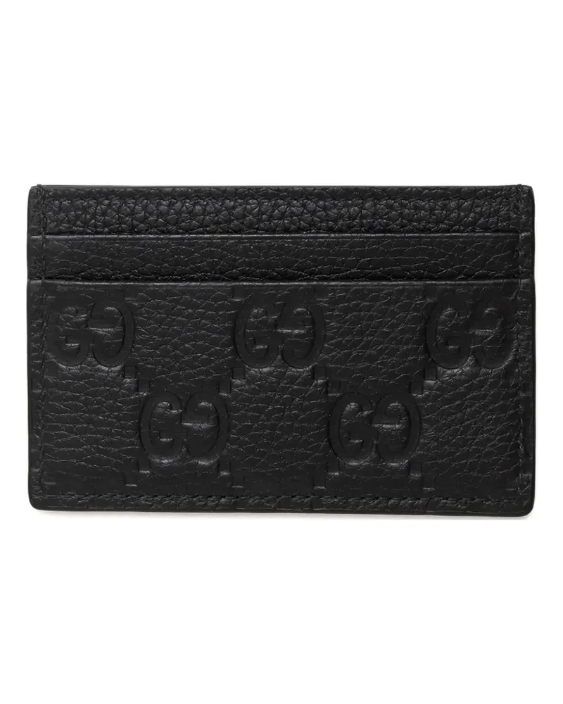Gucci Kartenetui mit GG-Prägung - Schwarz Schwarz