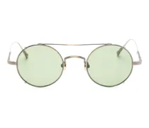 Getönte Pilotenbrille - Gold