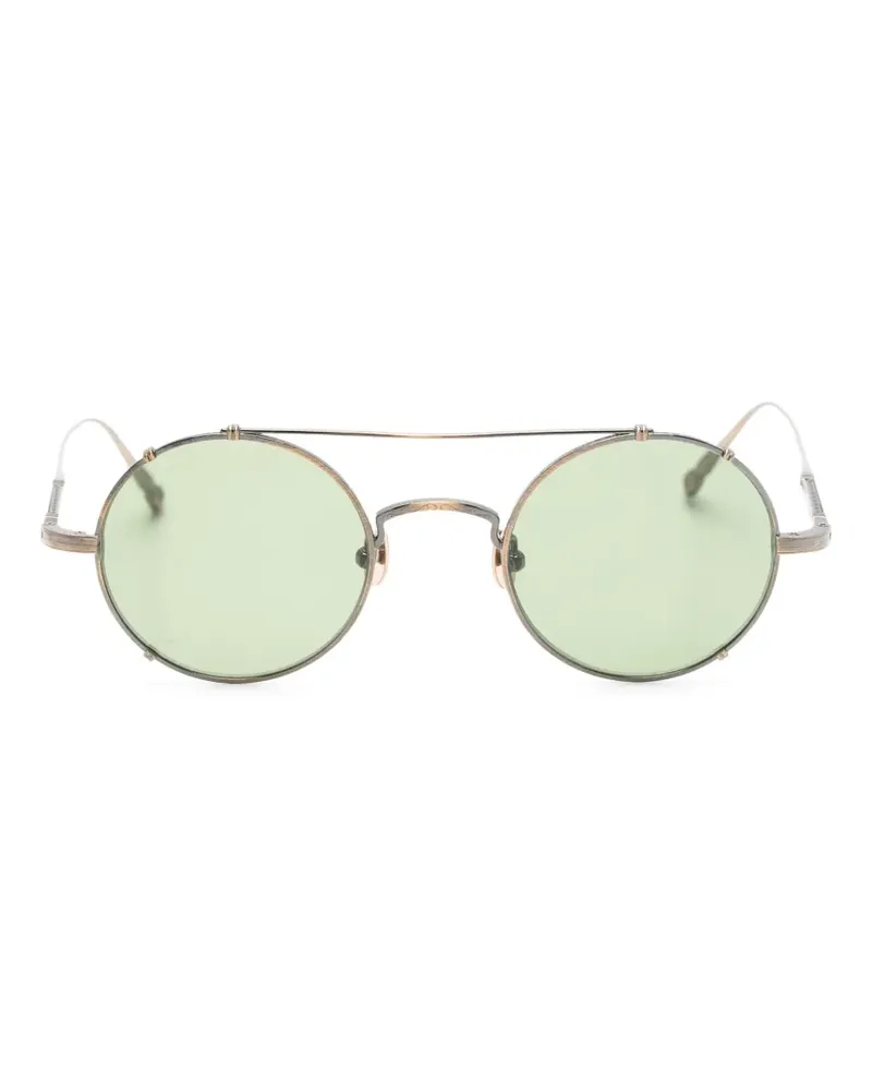 MATSUDA Getönte Pilotenbrille - Gold Gold