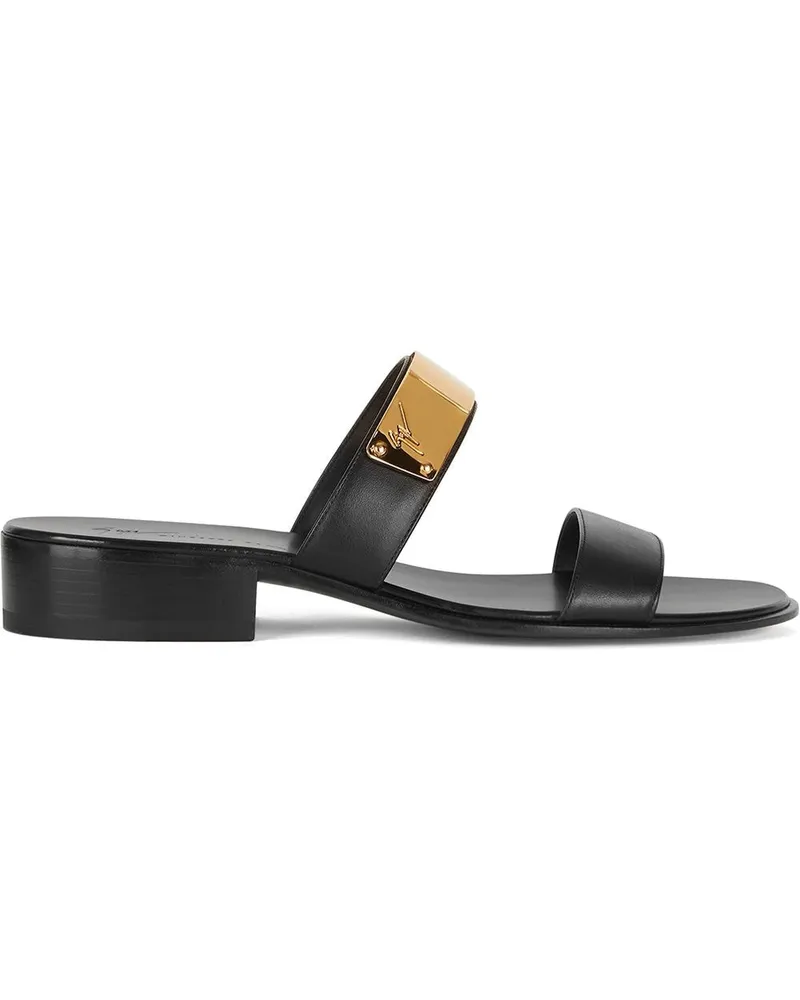 Giuseppe Zanotti Ignazio Pantoletten - Schwarz Schwarz
