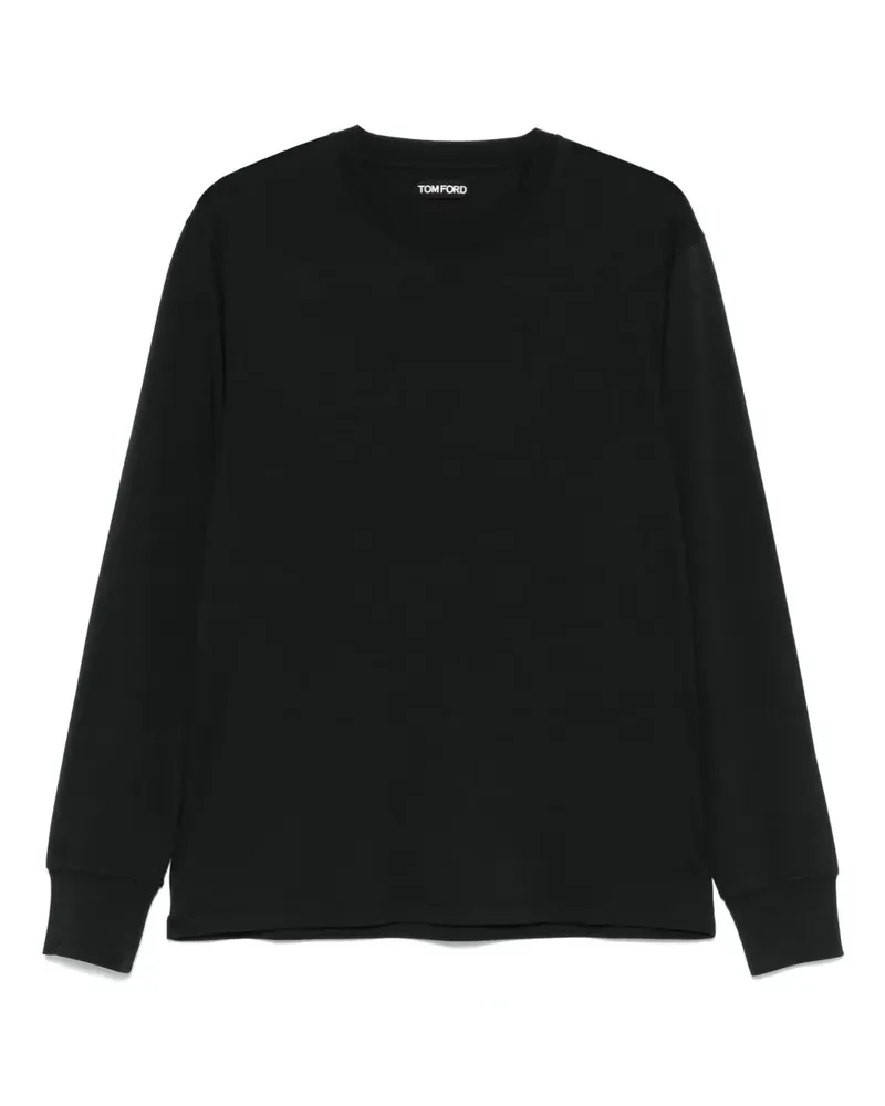Tom Ford T-Shirt mit rundem Ausschnitt - Schwarz Schwarz