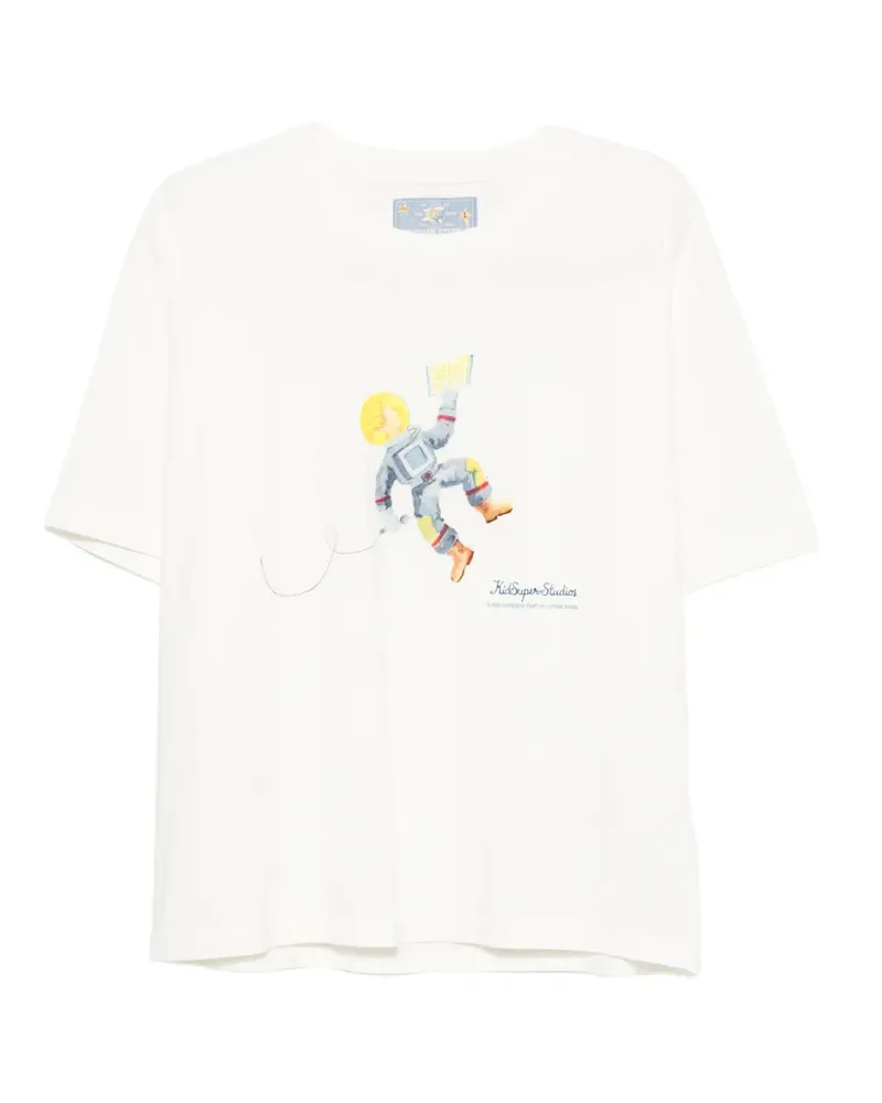 KidSuper T-Shirt mit Astronauten-Print - Nude Nude