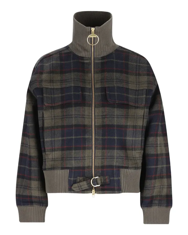Barbour Ivybridge tartan-check zip-up jacket - Grau Grau