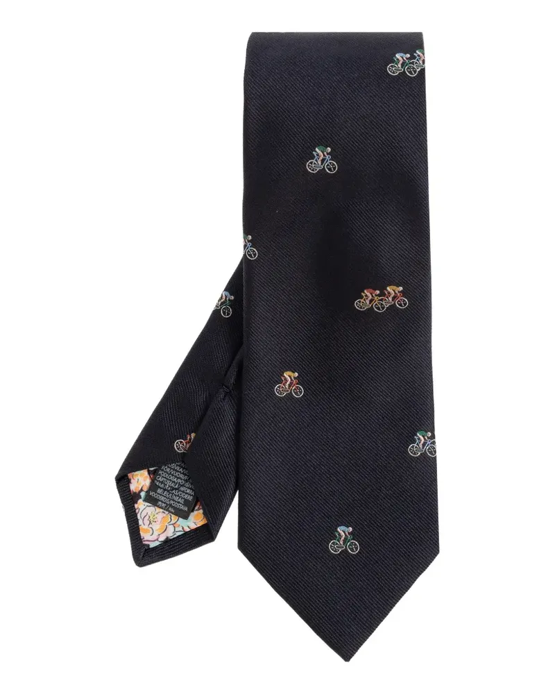 Paul Smith silk tie - Blau Blau