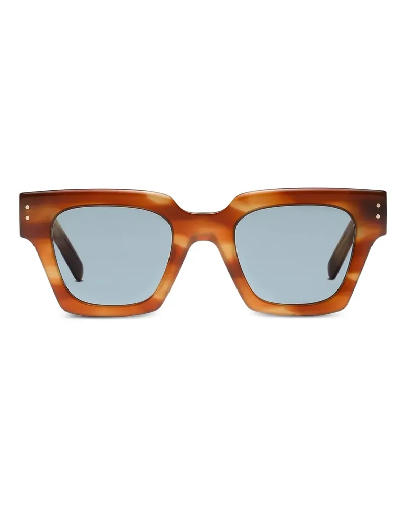 Dolce & Gabbana Eckige Sonnenbrille in Schildpattoptik - Braun Braun
