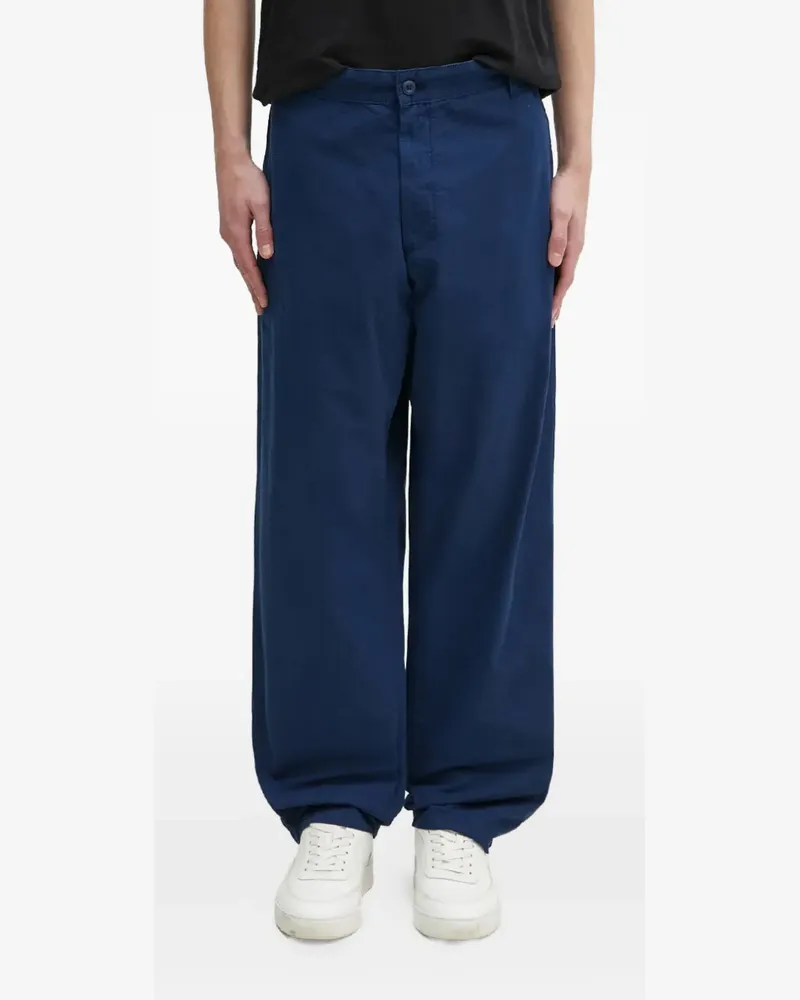 Carhartt WIP Hose mit Logo-Patch - Blau Blau
