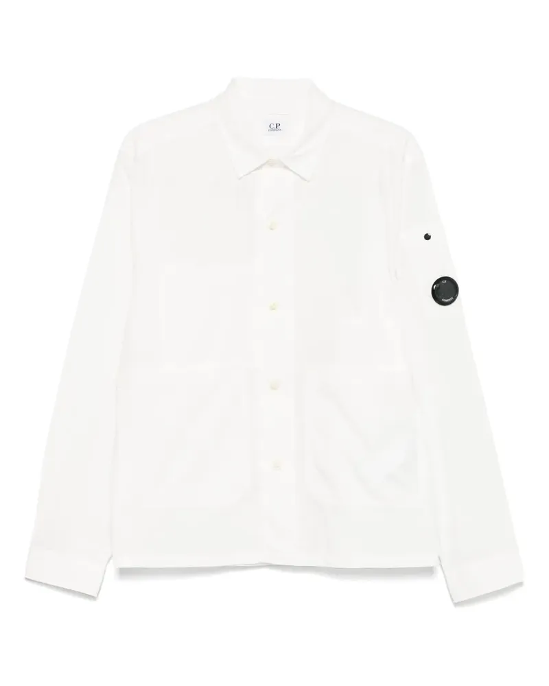 C.P. Company Hemdjacke aus Popeline - Weiß Weiß