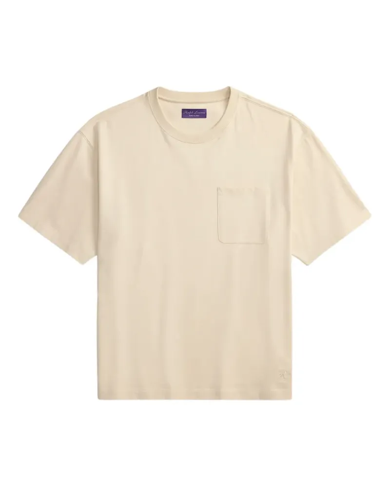Ralph Lauren T-Shirt mit Taschendetail - Nude Nude