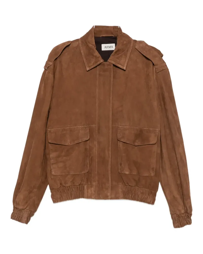 Arma Halti zip-up jacket - Braun Braun