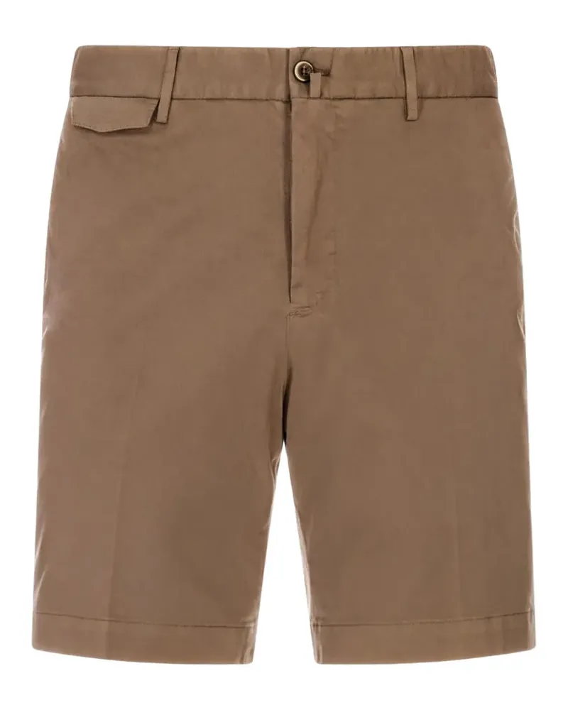 PT TORINO Klassische Shorts mit Falten - Braun Braun