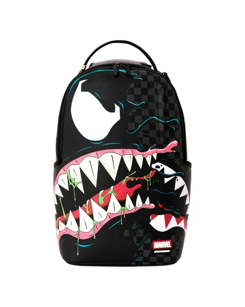 Sprayground Marvel Venom Shark Clash Rucksack - Schwarz Schwarz