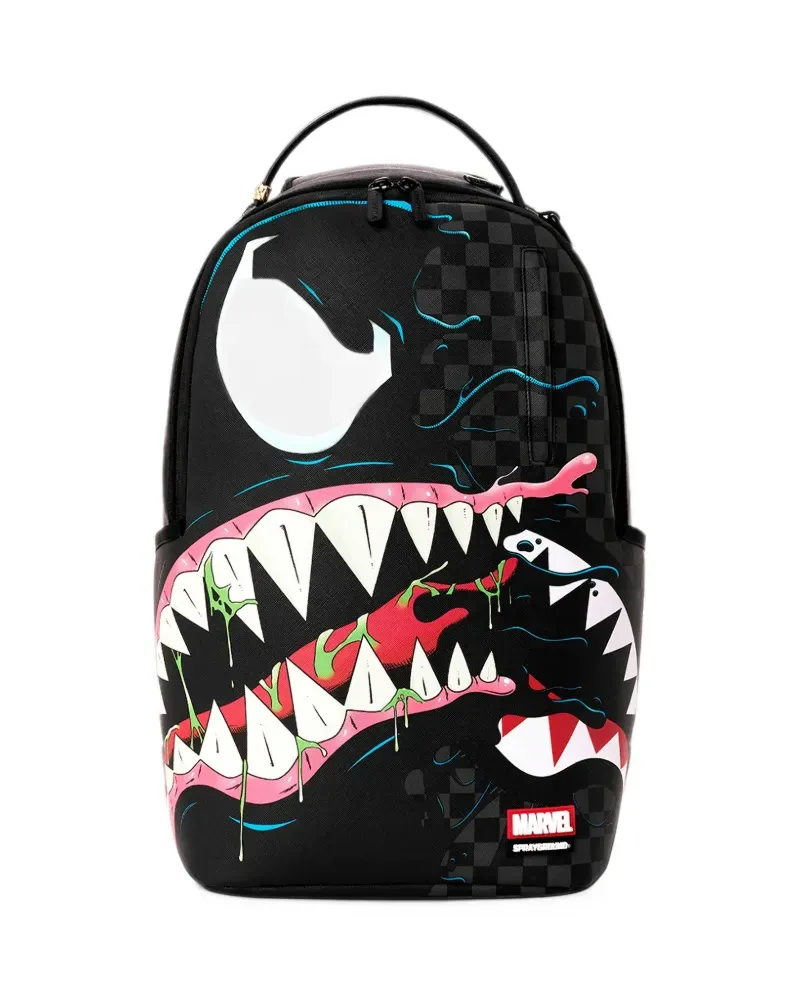 Sprayground xMarvel Venom Shark Clash backpack - Schwarz Schwarz