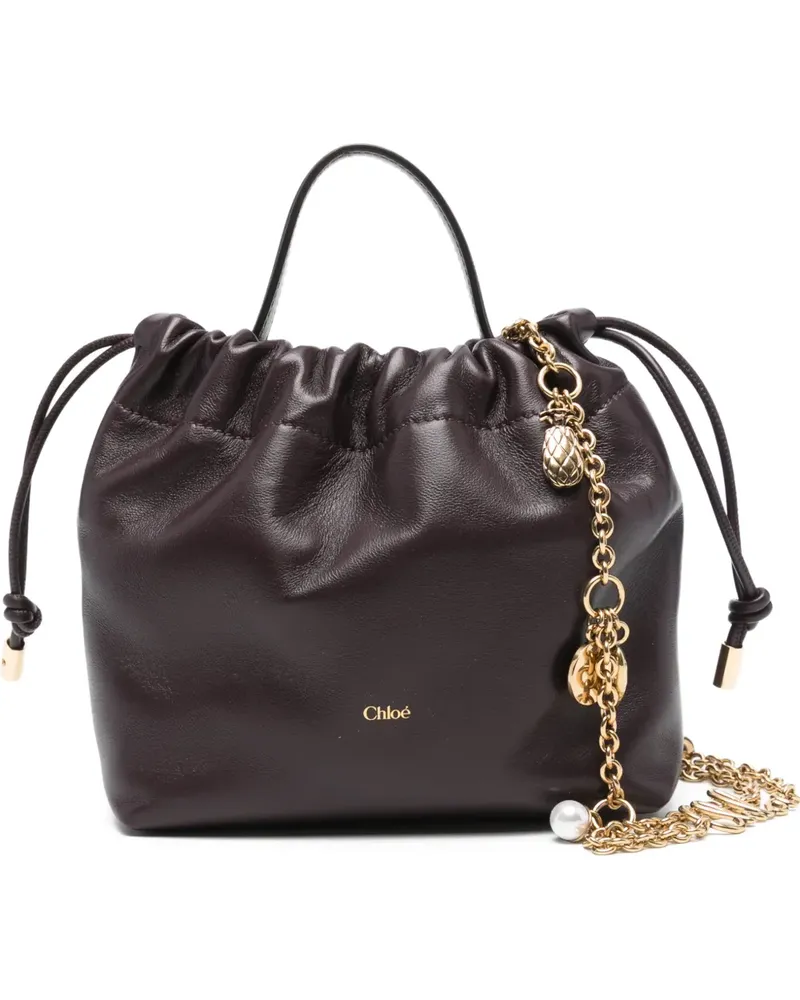Chloé Icons chain-strap clutch mini bag - Violett Violett