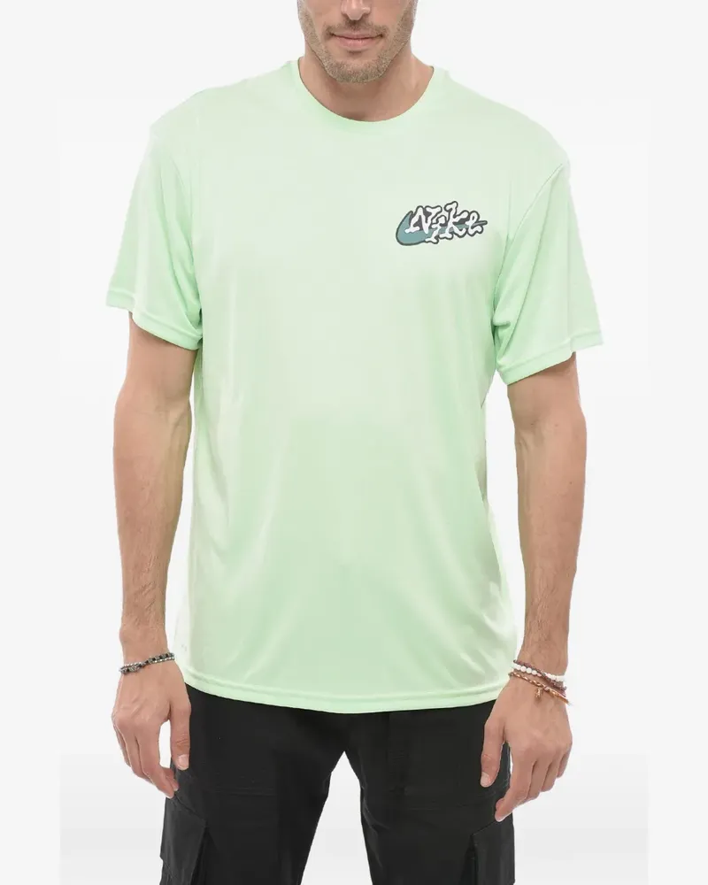 Nike Dri-FIT T-Shirt mit Logo-Patch - Grün Grün