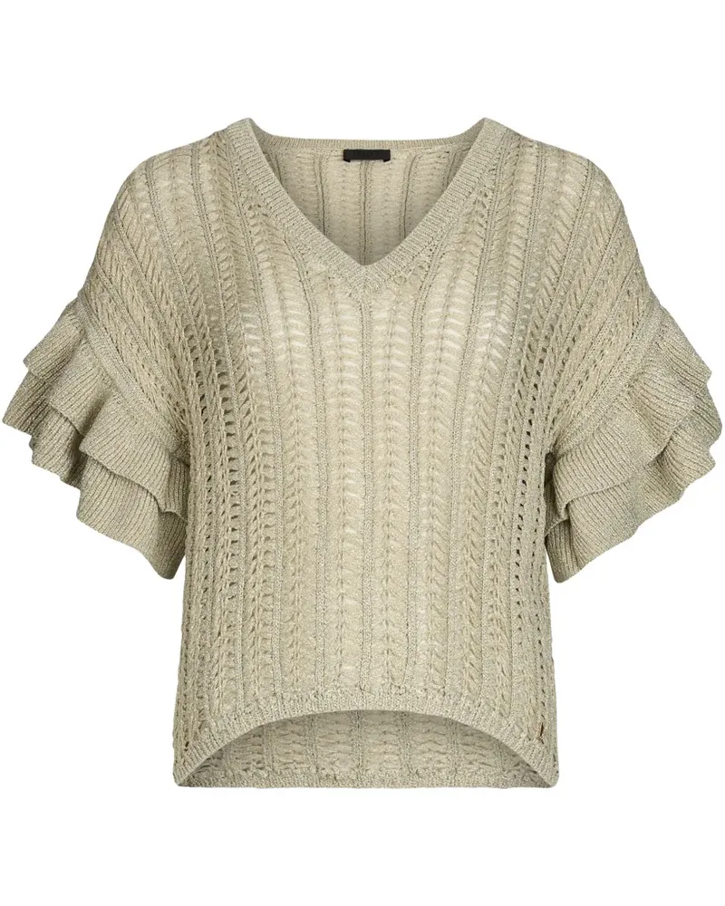 Liu Jo Gestricktes T-Shirt - Nude Nude
