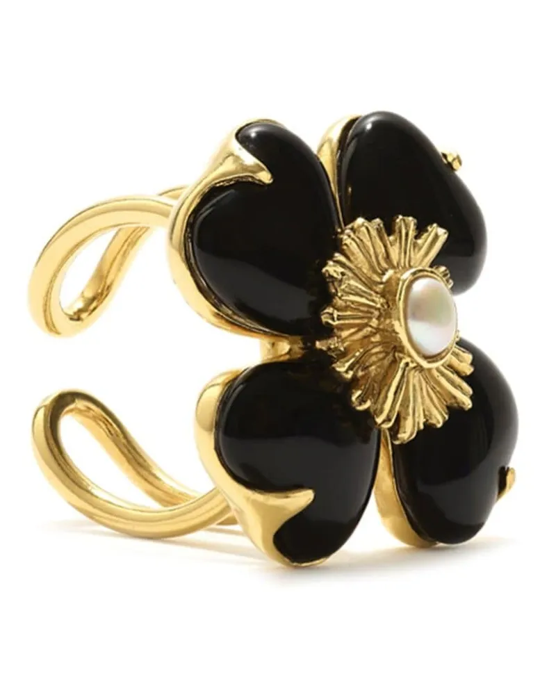 Goossens Paris Trefle' Ring - Schwarz Schwarz