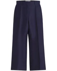 Lanvin Hose mit Bundfalten Blau