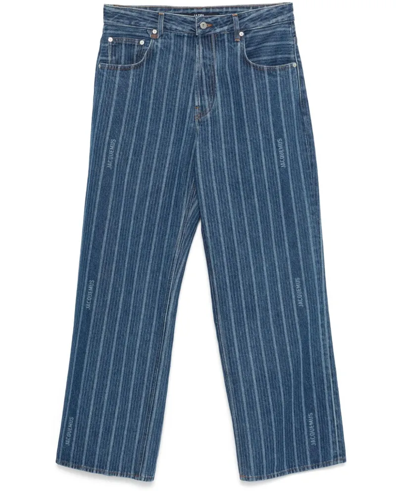 Jacquemus Große Le de-Nîmes Jeans - Blau Blau