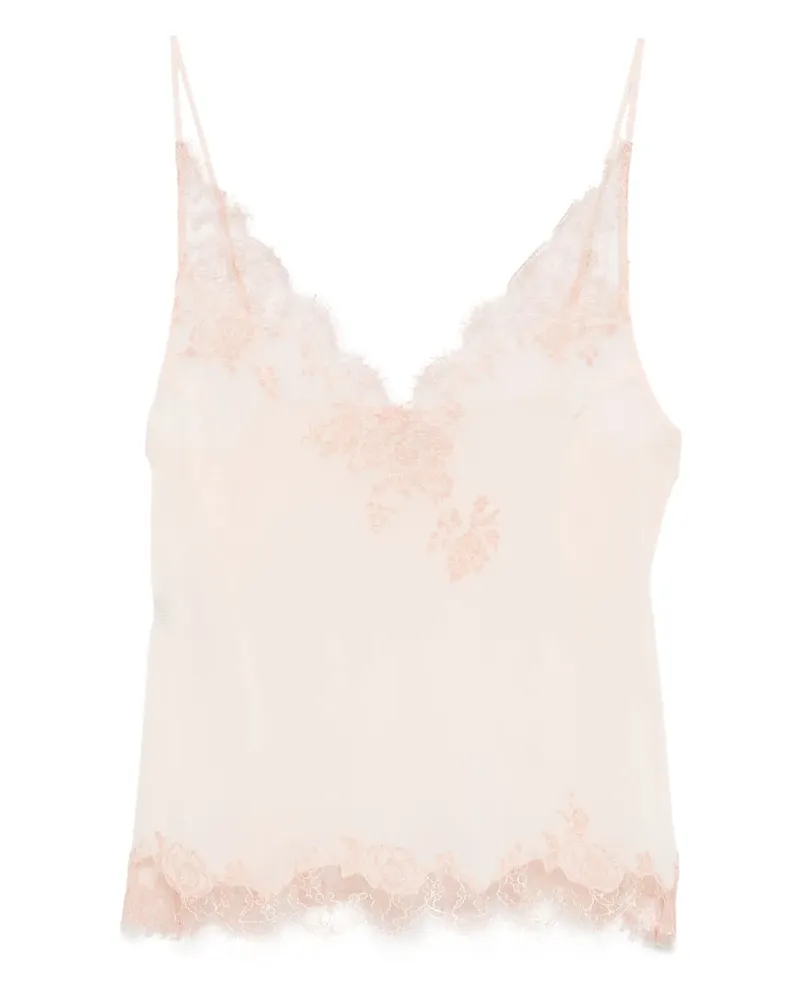 Carine Gilson Camisole-Top aus Caudry-Spitze - Rosa Rosa