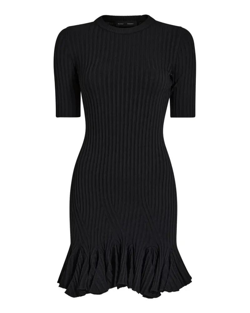 Proenza Schouler Leandra Kleid - Schwarz Schwarz