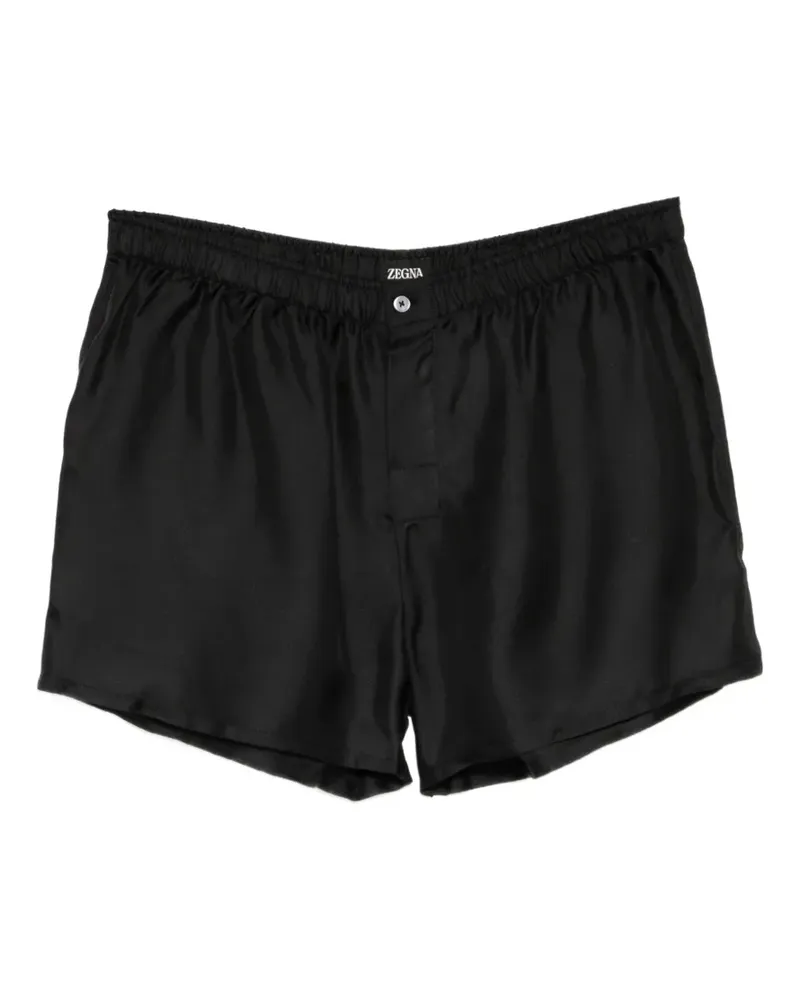 Ermenegildo Zegna silk boxer shorts - Schwarz Schwarz