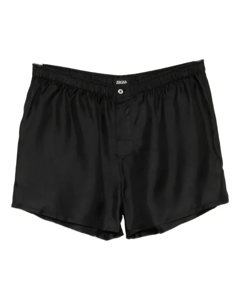 Ermenegildo Zegna silk boxer shorts - Schwarz Schwarz