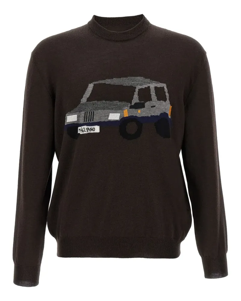 Magliano Pullover aus Pandino-Jacquard - Braun Braun