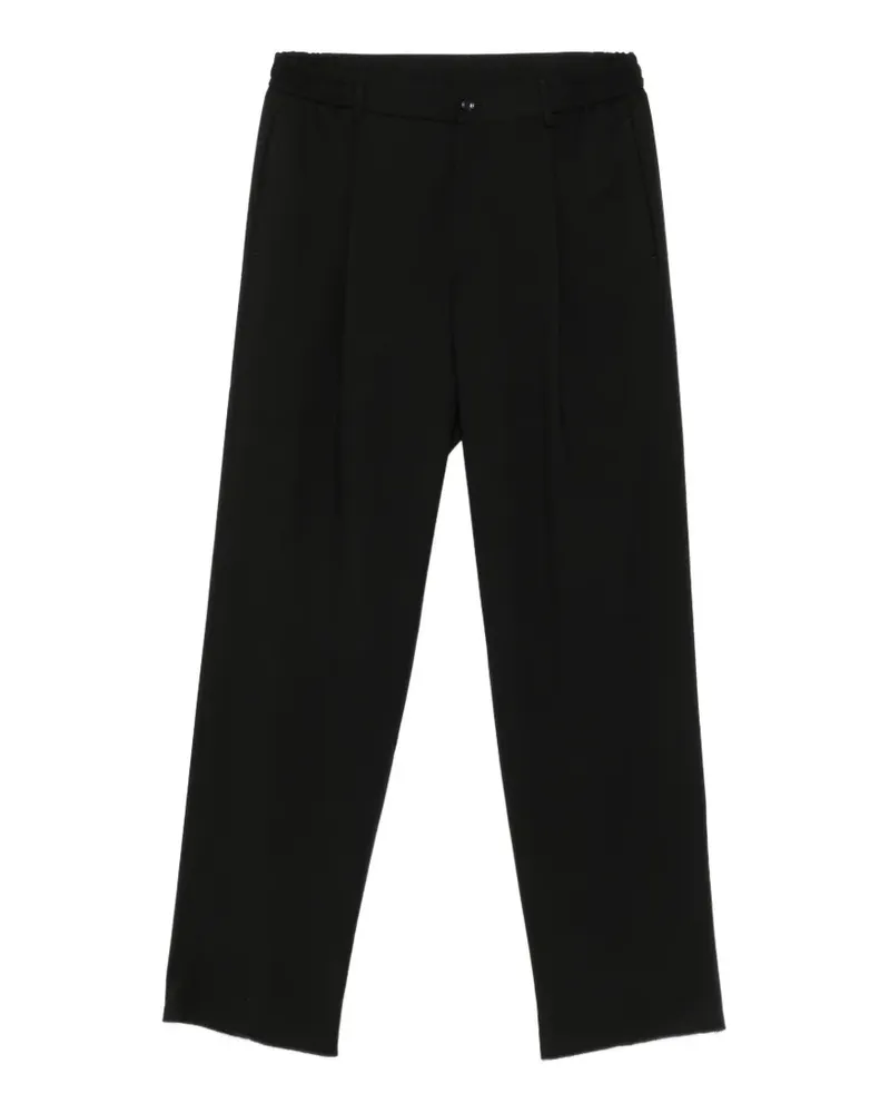 Tagliatore Hose mit Bundfalten - Schwarz Schwarz