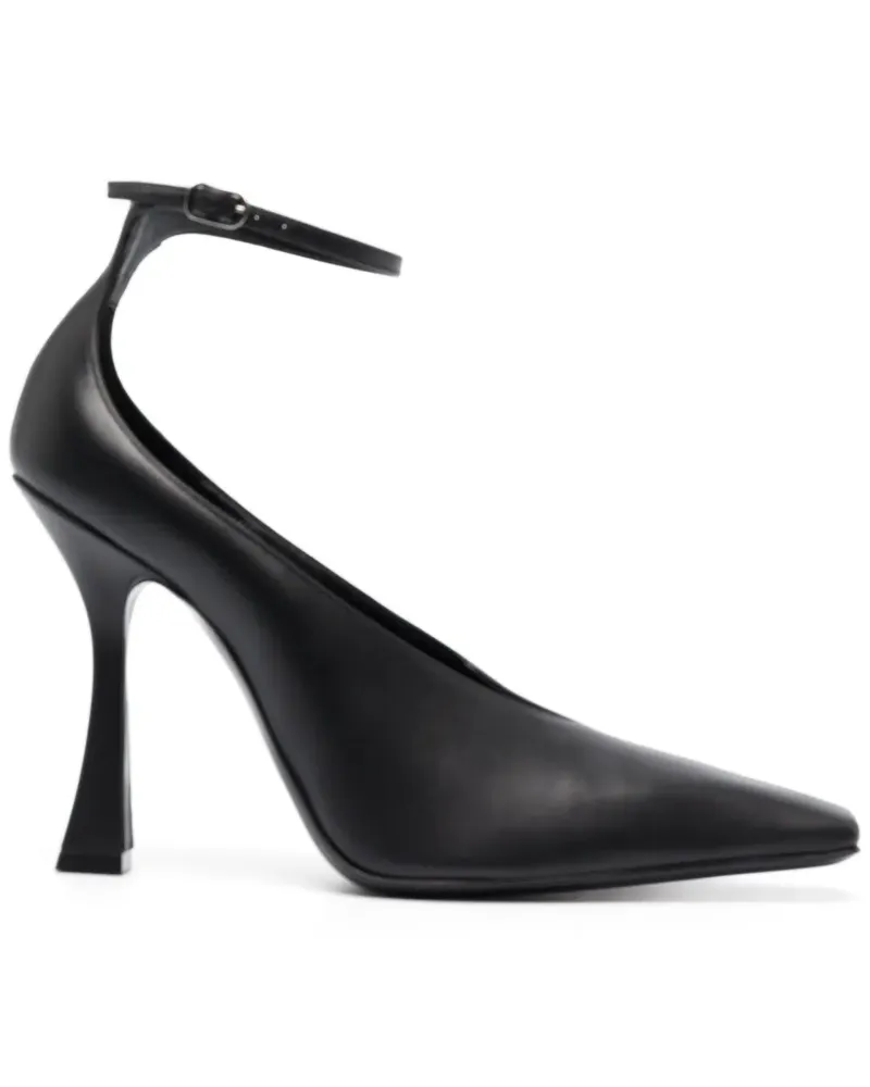 Casadei Pumps mit eckiger Kappe - Schwarz Schwarz