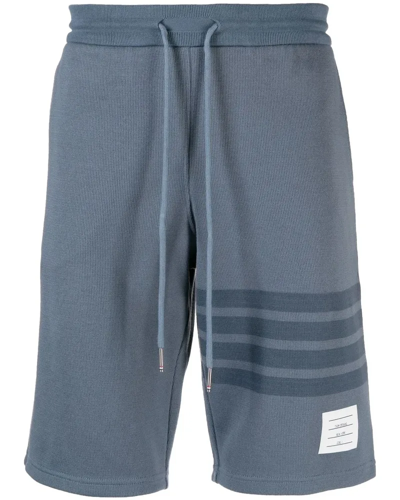 Thom Browne Shorts mit RWB-Streifen - Blau Blau