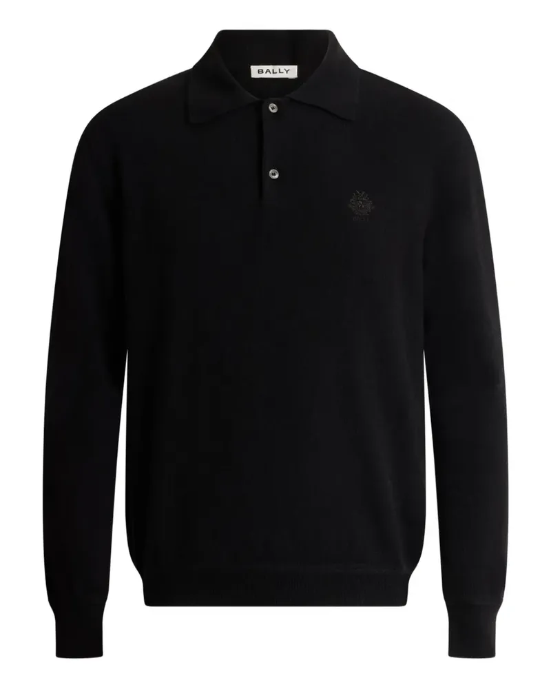 Bally Poloshirt mit langen Ärmeln - Schwarz Schwarz