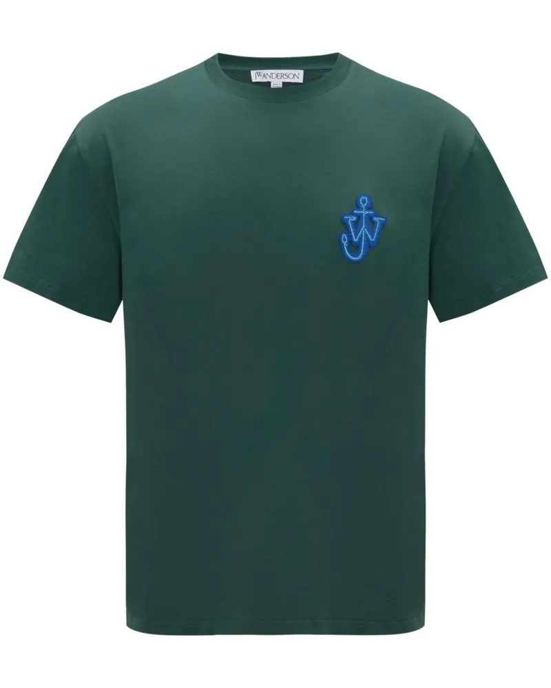 J.W.Anderson T-Shirt mit Logo-Patch Grün