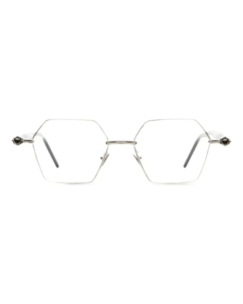 KUBORAUM P70 Brille mit geometrischem Gestell - Silber Silber