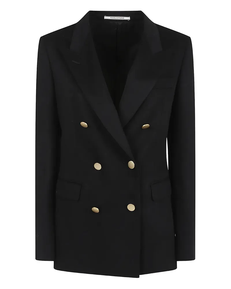 Tagliatore double-breasted blazer - Schwarz Schwarz