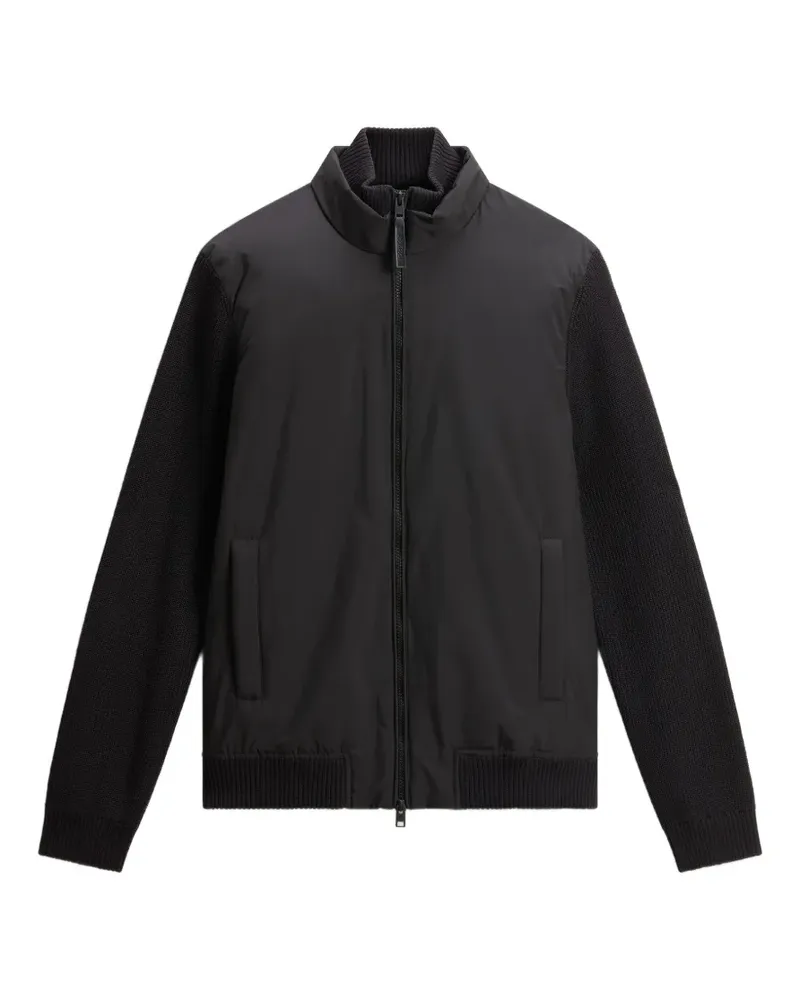 Woolrich Cloud Hybrid Jacke mit Reißverschluss - Schwarz Schwarz