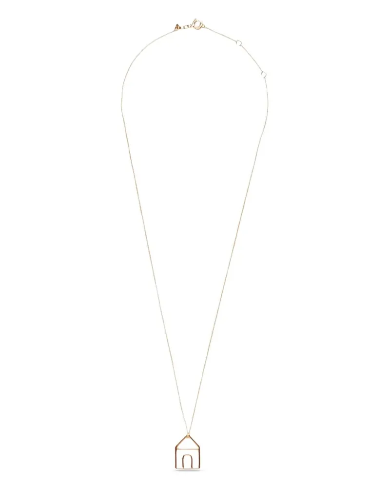 Aliita Rolo Halskette mit Haus - Gold Gold