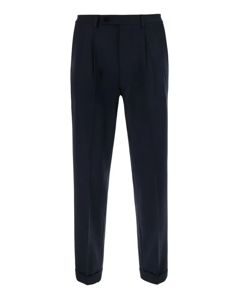 MICHAEL COAL Hose mit Bundfalten - Blau Blau