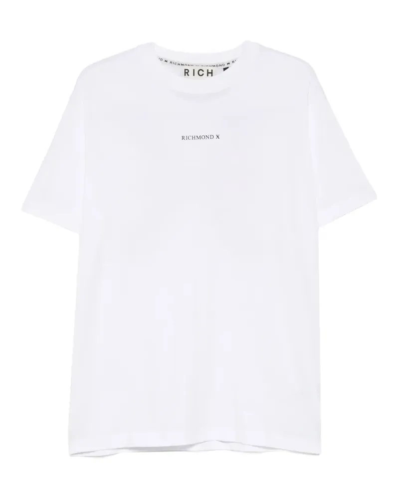 John Richmond logo-detail T-shirt - Weiß Weiß