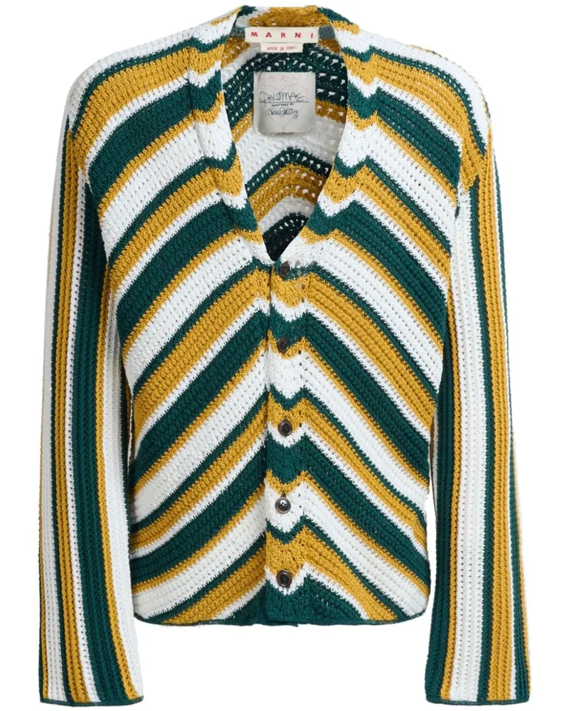 Marni Cardigan mit V-Ausschnitt - Grün Grün