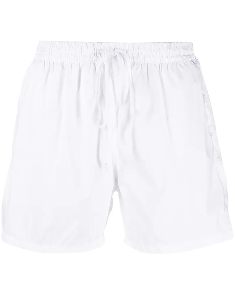 Fedeli Badeshorts mit Logo-Print - Weiß Weiß