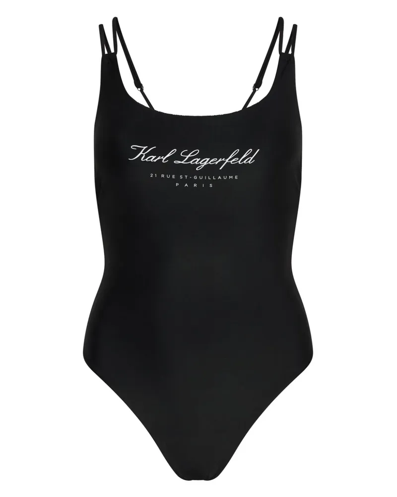Karl Lagerfeld Hotel Karl Badeanzug - Schwarz Schwarz