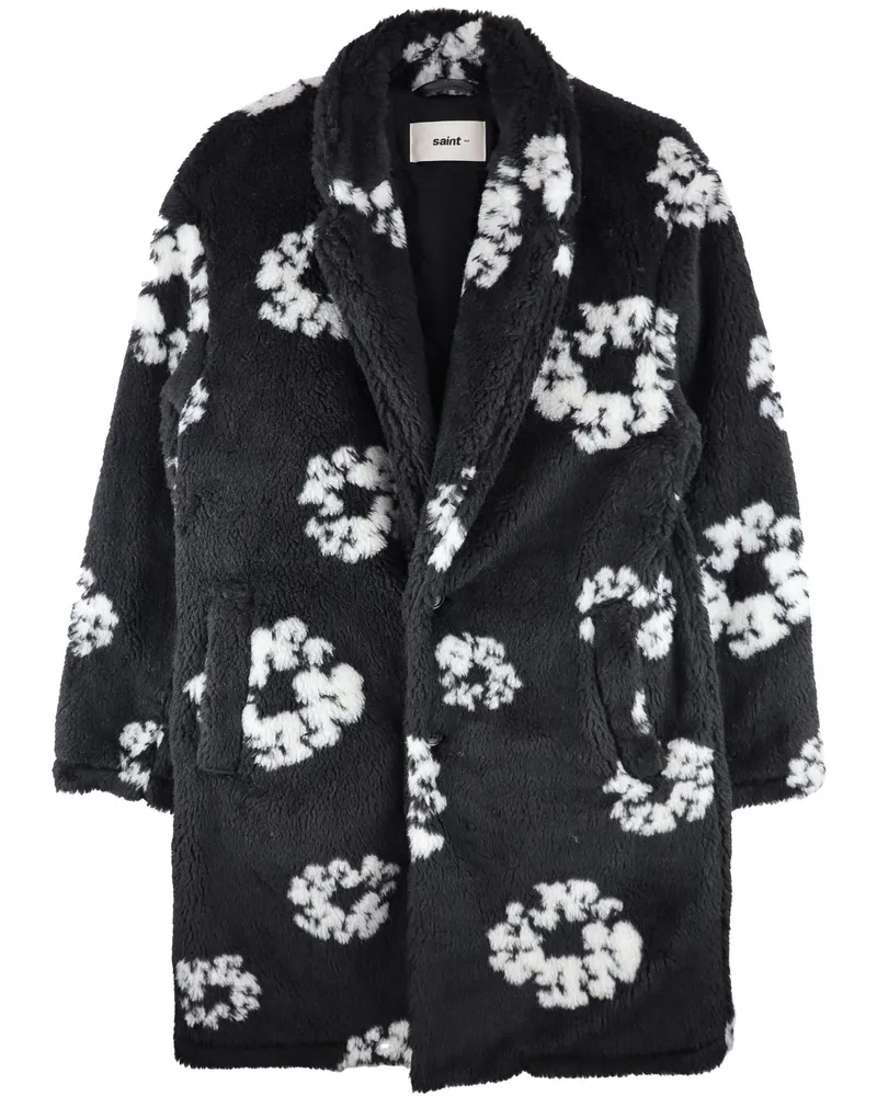 SAINT MXXXXXX x Denim Tears Wreath Jacke - Schwarz Schwarz